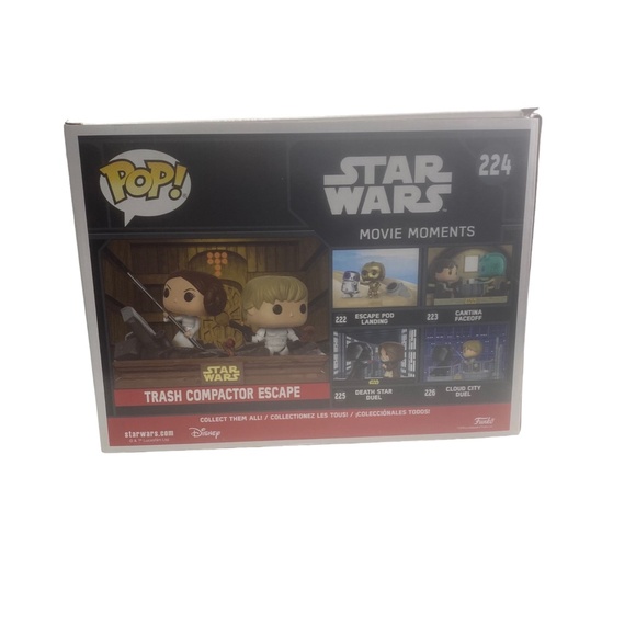 Funko Pop! Movies Star Wars Trash Compactor Escape #224 Vinyl Figure - Picture 4 of 4